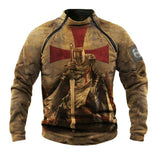 Tactics Style Men Sweatshirts & Hoodies Men's Long Sleeve Creative Retro 3D Printing Outdoor Casual Sweatshirt