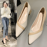 Nude Wide Fit Block Heels