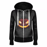 Halloween Costumes Witch Pumpkin Pumpkin Hooded Drawstring Women's Sweater