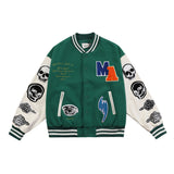 Letterman Jacket Outfit Senior Jackets Varsity Baseball Coat Men's Baseball Uniform