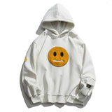 Smiley Face Hoodie Autumn and Winter Men's Hoodie Fleece Hoodie