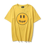 Justin Bieber Drew House Casual High Street Couple Men's and Women's ShortSleeved Tshirt