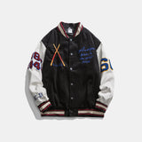 Letterman Jacket Outfit Senior Jackets Varsity Baseball Coat Street Hip-Hop Baseball Uniform Jacket Male