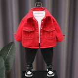 Toddler Boys Jackets Boy's Cowboy Shirt Jacket Thin Casual