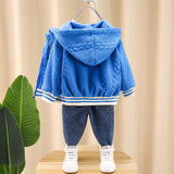 Toddler Boys Jackets Boys Autumn Clothing Suit Hooded Jacket Children