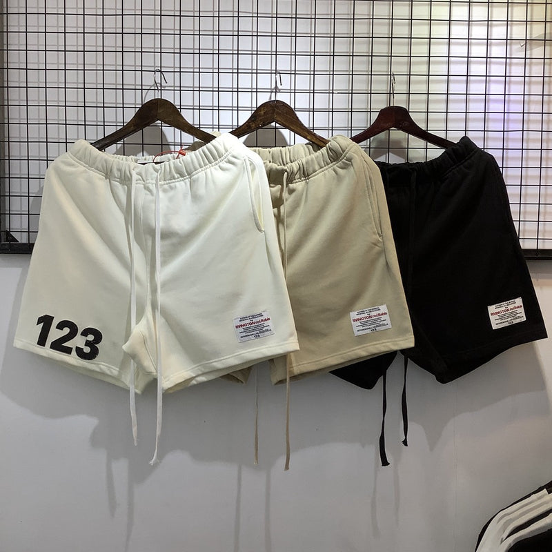 Rrr123 Shorts Three-Dimensional Printing Heavy Shorts Loose