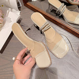 Nude Wide Fit Block Heels Chunky Heel Sandals