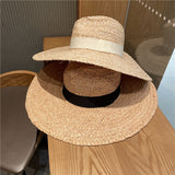 Straw Hat Summer Sun Hat Raffia Hat