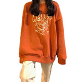 Slogan Graphic Hoodie