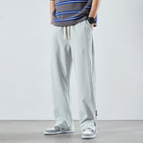 Men Sweatpants Loose Wide Leg Draped Casual Pants Sports