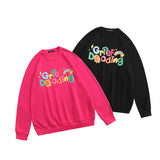 Rrr123 Sweatshirt round Neck Sweater Men's Loose Puff Print Couple