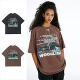Man Tees Summer Fashion Brand Heavy Short Sleeve T-shirt