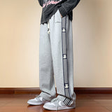 Men Sweatpants Loose Drooping Wide Leg Trousers
