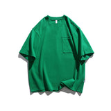 Men T Shitrs Simple Solid Color Casual T-shirt