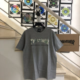 Thrasher T Shirt Thrasher Dollar Bill Flame Loose Short Sleeve Fall Winter Couples Women