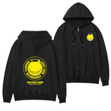 Smiley Face Hoodie Smiley Face Spring and Autumn Hoodie Men's and Women's Casual Clothes Zipper Coat