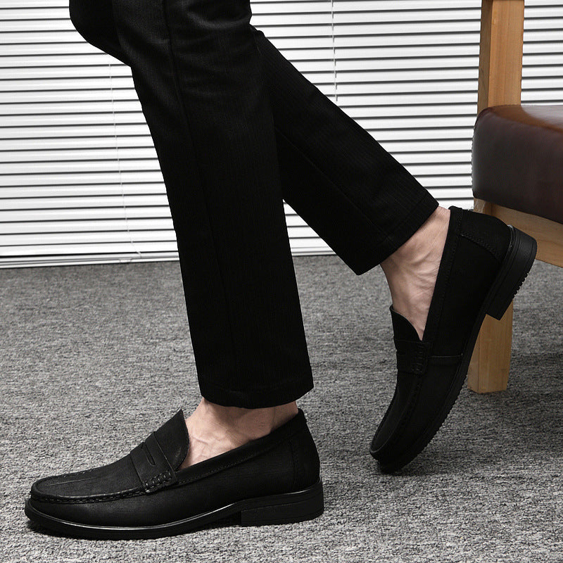 Loafers for Men Men Soft Bottom Soft Surface Men's Shoes Business Leather Shoes