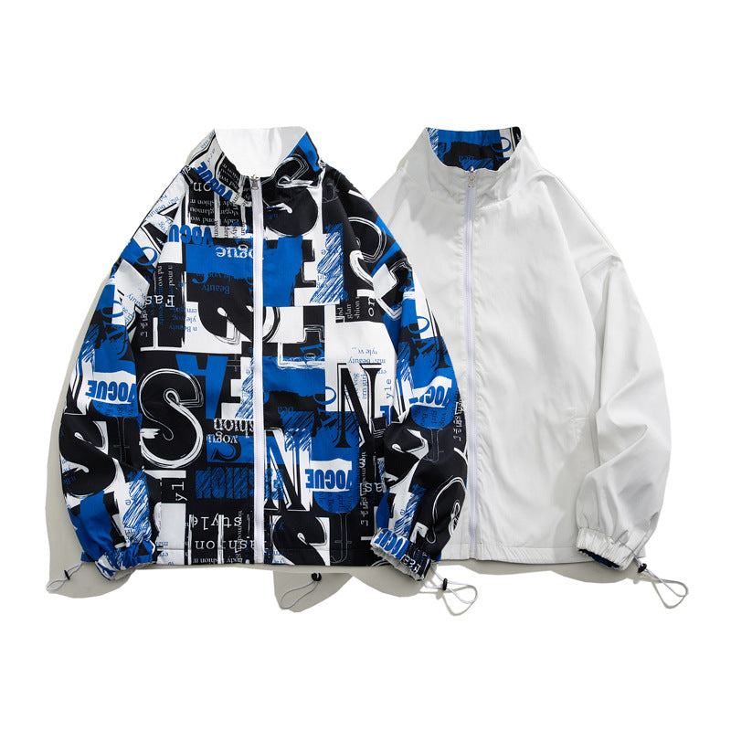 Varsity Jacket Stand Collar Jacket