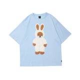 Men's T Shirt Summer Casual Tops Embroidered Short Sleeve T-shirt Men's round Neck Half Sleeve Street Fashion Loose Pullover Half Sleeve T-shirt