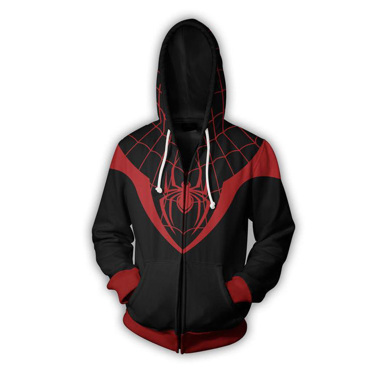Spider Man Hoodie Zipper Cardigan Hoodie