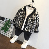 Toddler Boys Jackets Boys Autumn Clothing Cardigan Sweater Coat Sweater Children