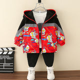 Toddler Boys Jackets Ultraman Clothes Boys Spring and Autumn Coat Anorak