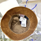 Yankee and Dogers Bucket Hat Corduroy Men and Women Fashion Bucket Hat