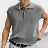 Polo Shirts Spring/Summer Knitwear Men's Polo Top