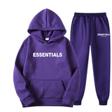 Fear Of God Fog Essentials Set Sweater Men and Women Double Line High Street Fashion Brand Fall Winter Coat