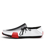 Loafers for Men Loafers Men's Two-Layer Cowhide Lace-up Fashion Shoes