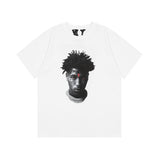 Vlone Printed ShortSleeved Popular Men's and Women's Tshirt