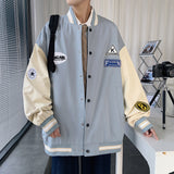 Letterman Jacket Outfit Senior Jackets Varsity Baseball Coat Spring and Autumn Men's Casual Jacket Trendy Loose Coat