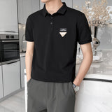 Men Polo Shirts Lapel T-shirt