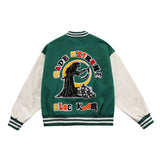 Letterman Jacket Outfit Senior Jackets Varsity Baseball Coat Men's Baseball Uniform