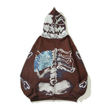 Skeleton Hoodie Travis Scott 3D Sweater Printed Skull Hoodie