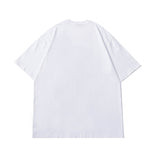 We11done T Shirt Drew Brado Dog Smiley Face Print Loose Solid Color Men's and Women's round Neck Short Sleeve
