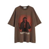 Man Tees Washed and Worn Heavy Short Sleeve T-shirt