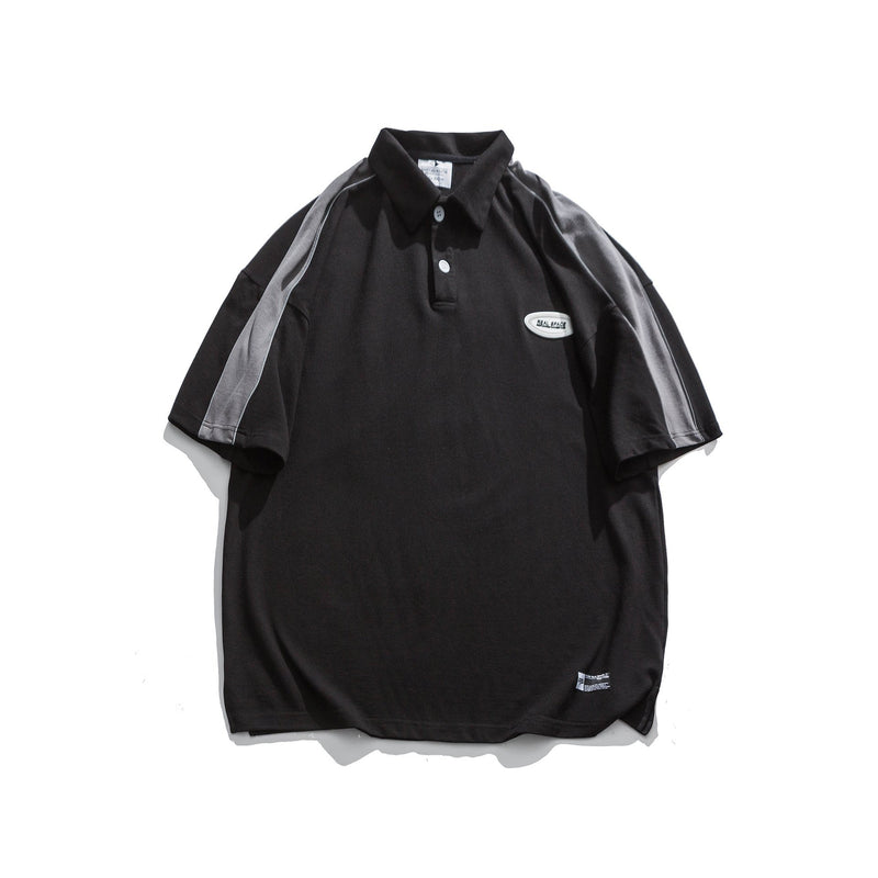 Men's T Shirt Summer Casual Tops Men's Summer Lapel Loose Polo Shirt Summer Raglan Sleeve Short Sleeve