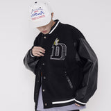 Letterman Jacket Outfit Senior Jackets Varsity Baseball Coat Mobile Stitching Jacket Men's Baseball Uniform Jacket