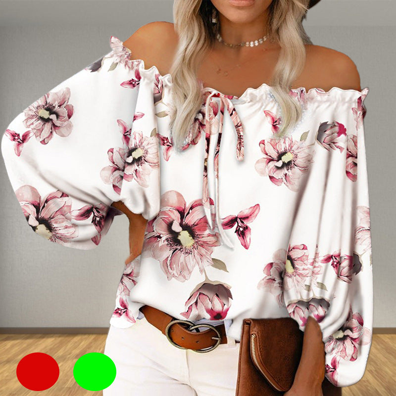 Women Bohemian Shirts Women's Clothing Spring/Summer Loose Temperament Printing