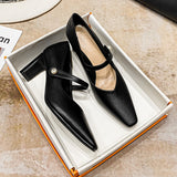 Nude Wide Fit Block Heels Mary Jane Shoes