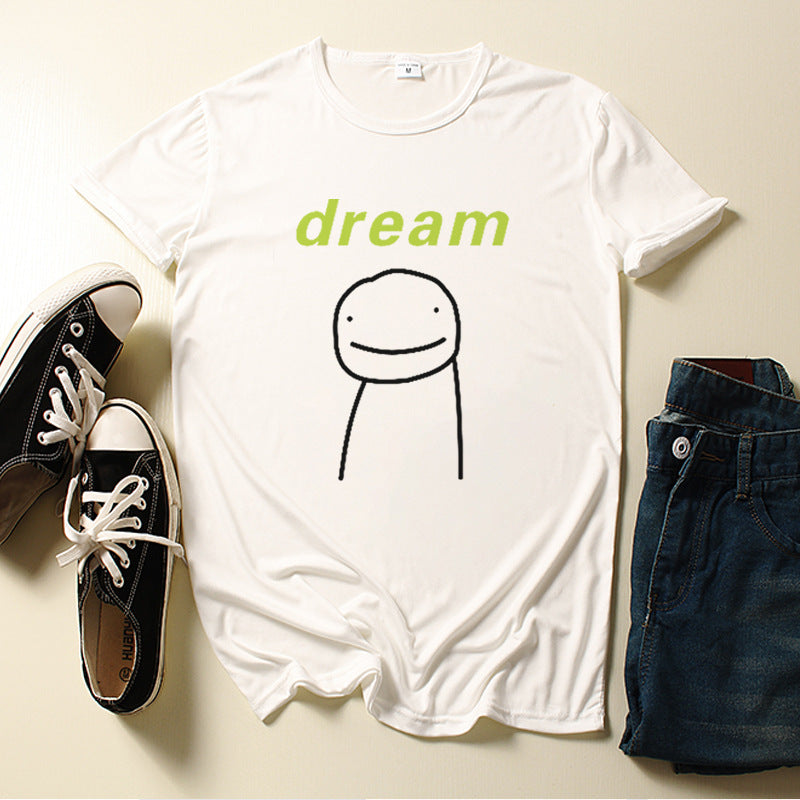 Dreamwastaken Novelty Hoodies Dream Merch Shirt Dreamwastaken Cartoon Fashion T-shirt Top