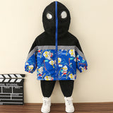 Toddler Boys Jackets Ultraman Clothes Boys Spring and Autumn Coat Anorak