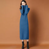 Work Dresses for Girls Autumn and Winter New Coat Knitted Dress for Women