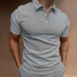 Polo Shirts Summer Men's Polo Shirt Short-Sleeved T-shirt
