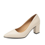 Nude Chunky Heel