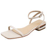 Nude Wide Fit Block Heels Chunky Heel Sandals
