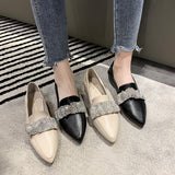 Nude Chunky Heel French High Heels