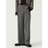 Men Suit Pants  Men's |Loose Drooping Suit Pants