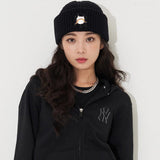 Yankee and Dogers Winter Hat Men's and Women's Wool Hats Couple Fashion Embroidery Solid Color Knitted Cold Cap
